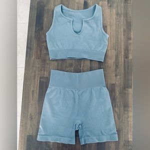 Light Blue Workout Set.